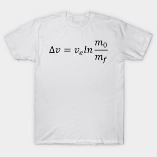 Rocket Equation, most fundamental equation of space exploration T-Shirt